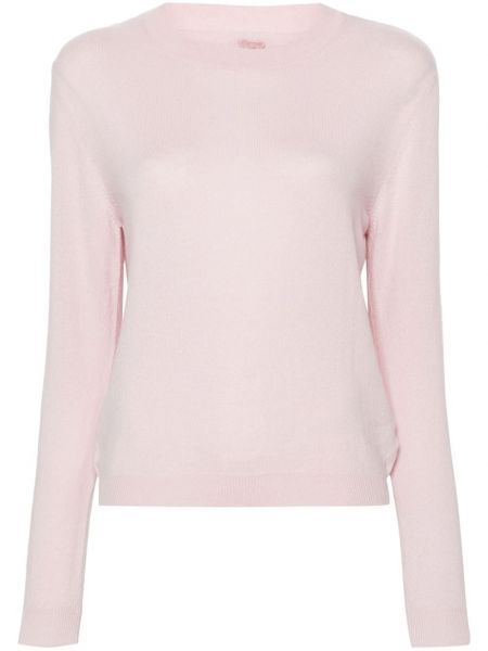 Kaşmir uzun kazak Teddy Cashmere pembe