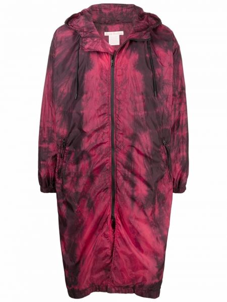 Chaqueta con capucha con estampado Acne Studios rosa