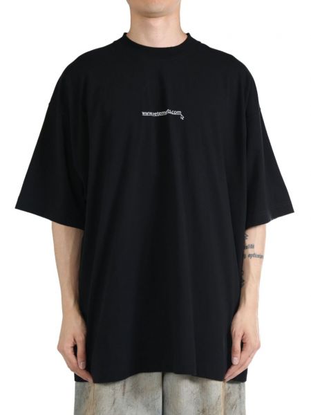 T-shirt Vetements sort