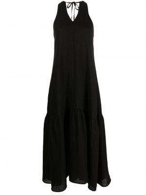 Ленена макси рокля 120% Lino черно