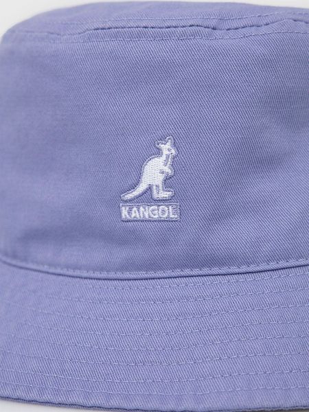 Bombažni klobuk Kangol vijolična