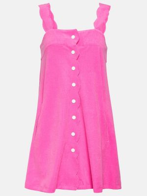 Pamučna haljina Marysia ružičasta