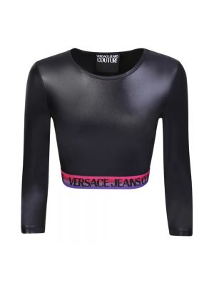 Top Versace Jeans Couture schwarz