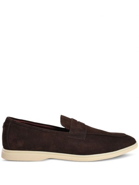 Loafers med applikation Bougeotte brun