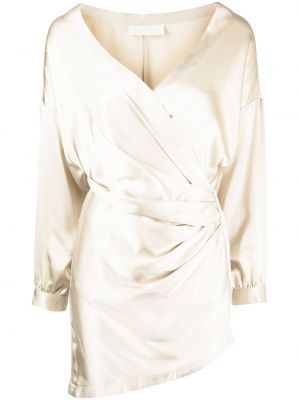 Sukienka mini Michelle Mason - Beżowy