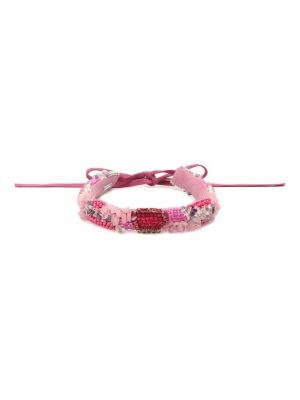 Розовое ожерелье Isabel Marant