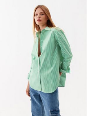 Priliehavá košeľa Simple zelená