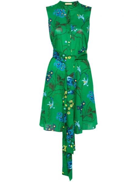 Rovné šaty Erdem zelené