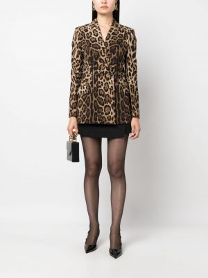 Žakete ar apdruku ar leoparda rakstu Dolce & Gabbana