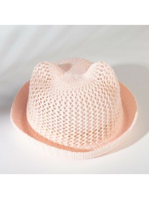 Шляпа Minaku розовая
