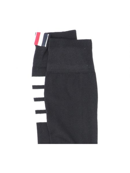 Calcetines de algodón elegantes Thom Browne negro