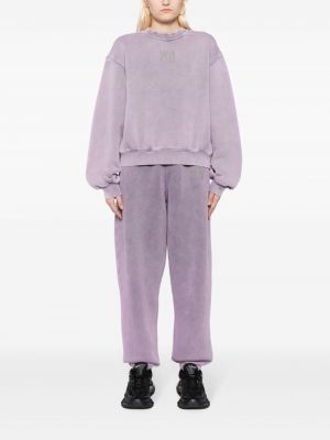 Sportovní kalhoty Alexander Wang fialové