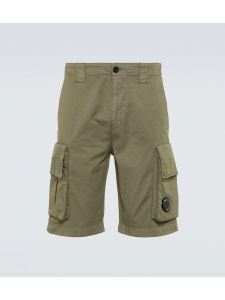 Cargo shorts aus baumwoll C.p. Company grün
