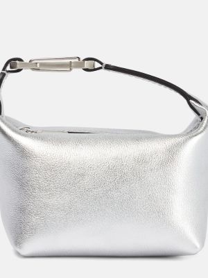 Bőr estélyi táska Eéra ezüstszínű
