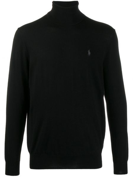 Jersey con bordado de tela jersey Polo Ralph Lauren negro