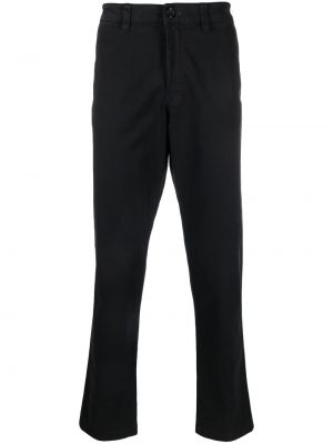 Bavlněné rovné kalhoty Ps Paul Smith černé