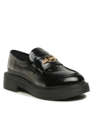 Loafers chunky Love Moschino noir