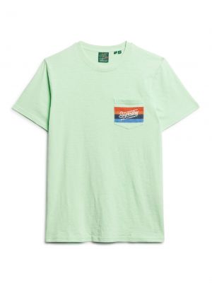 T-shirt Superdry vert