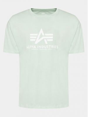 T-shirt Alpha Industries vert