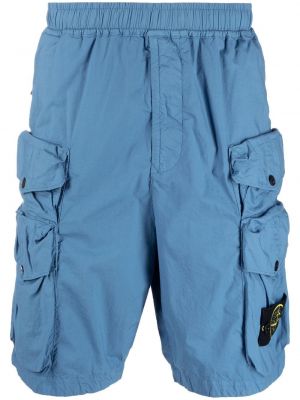 Skli på cargo shorts Stone Island blå