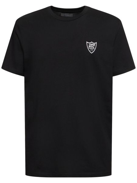Camiseta de algodón de tela jersey Htc Los Angeles negro