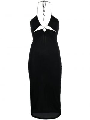 Μίντι φόρεμα Mc2 Saint Barth μαύρο