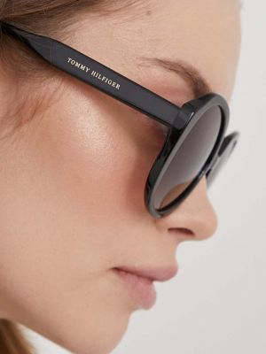 Okulary przeciwsłoneczne Tommy Hilfiger bordowe