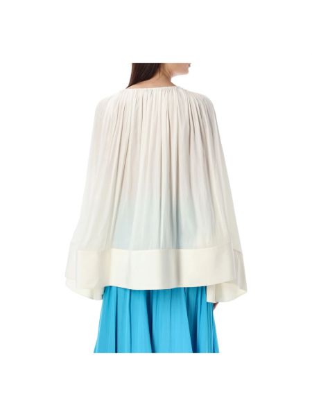 Blusa oversized drapeado Lanvin blanco