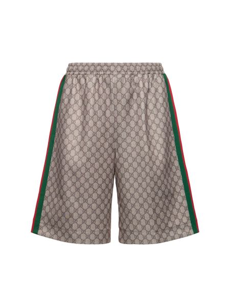 Bomuld shorts Gucci beige