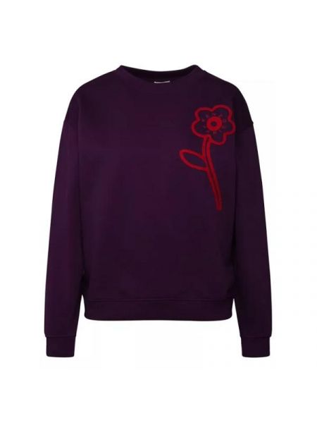 Футболка cotton sweatshirt Kenzo фиолетовый