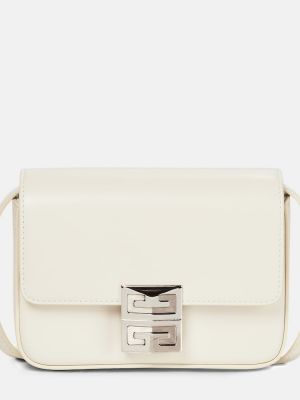 Кожени чанта през рамо Givenchy бяло