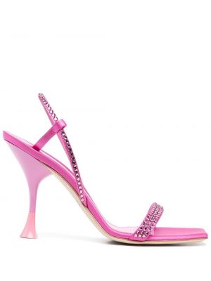 Křišťálové sandály 3juin růžové