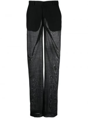 Rovné kalhoty Supriya Lele černé