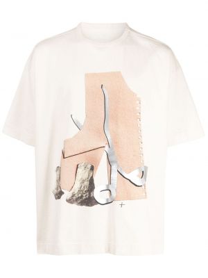 T-shirt aus baumwoll mit print Toogood weiß