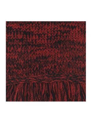 Bufanda de lana Aspesi rojo