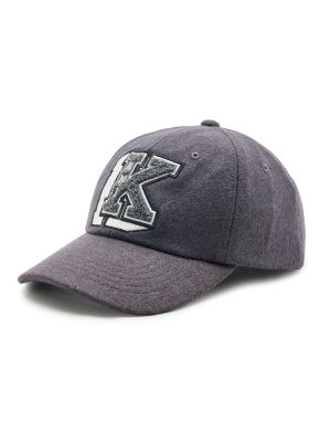 Μάλλινο καπέλο Karl Kani γκρι