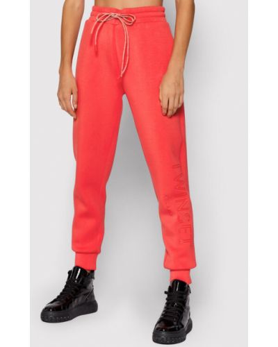 Pantaloni sport Twinset roșu