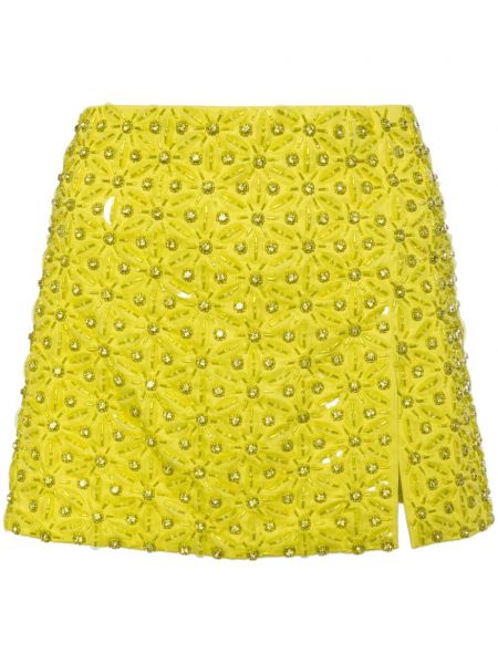 Φούστα mini Des Phemmes κίτρινο