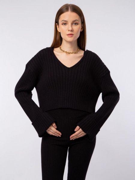 Пуловер Woolook черный