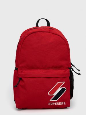 Однотонный рюкзак Superdry красный