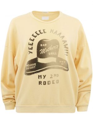 Sweatshirt aus baumwoll Mother gelb