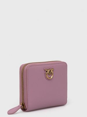 Шкіряний гаманець Pinko, рожевий