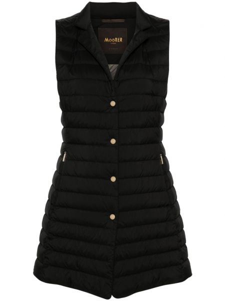 Gilet matelassé en plume Moorer noir