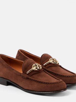 Seemisnahksed loafer-kingad Valentino Garavani pruun