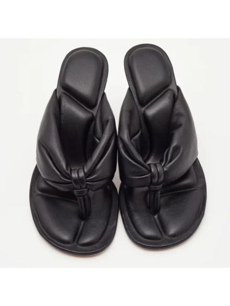 Sandalias de cuero Jacquemus Pre-owned negro