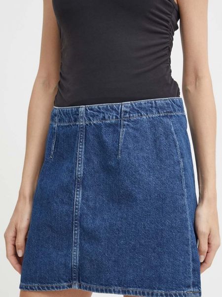 Niebieska spódnica jeansowa Calvin Klein Jeans