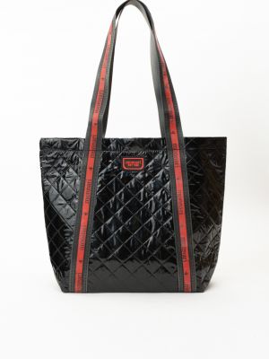 Ватирани шопинг чанта Monnari черно