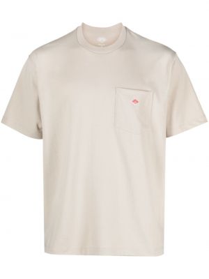 T-shirt con stampa Danton beige