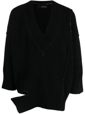 Пуловер Isabel Benenato черно