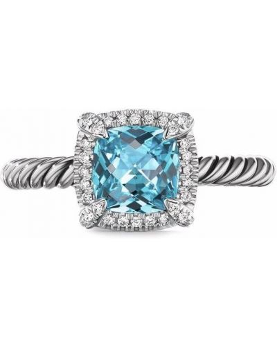 Bague David Yurman argenté